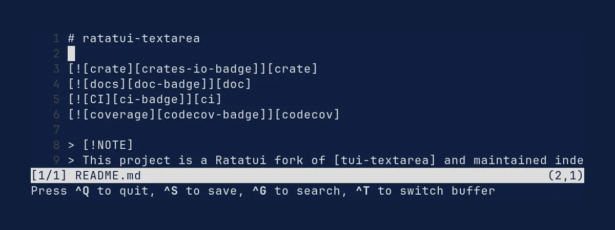 ratatui-textarea